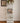 WHITE METAL WITH GLASS SHELF
