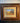 BURGUNDY W/GOLD DISTRESS FRAME TUSCANY SCENE BROWNS YELLOWS GREENS BLUES