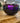 MCM AMETHYST PURPLE LEAD CRYSTAL LARGE, 5.5" x 9"