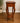 CHERRY WOOD PLANT STAND, SHELF ON BOTTOM, DRAWER