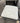 PEWTER METAL FRAME UPHOLSTERED SEAT W/TASSLES