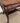 VINTAGE, DARK OAK LIBRARY/ HALL TABLE, CARVED CURVED LEGS