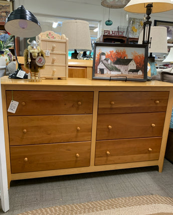 ARHAUS DRESSER TWO TONED 6 DRAWERS 20" L x 59" W x 34" H