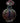 DALE TIFFANY HAND BLOWN 13" MULTI-COLORED LIDDED BOTTLE