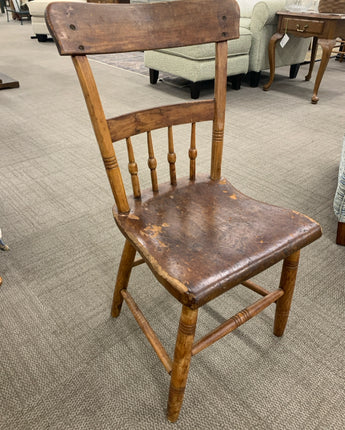 CHAIR RUSTIC STAINED BROWN