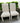 SET OF 2 PARSONS CHAIRS TAN/CREAM CUSTOM FABRIC