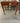 MORGANTON MAHOGANY ENTRY TABLE, GLASS TOP, ONE DRAWER