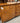 WOOD HONEY COLORED DRESSER W/MIRROR & 10 DRAWERS W/SILVER KNOBS