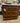 VICTORIAN BATH CHEST WALNUT  WOOD WHITE MARBLE TOP 3 DRAWERS