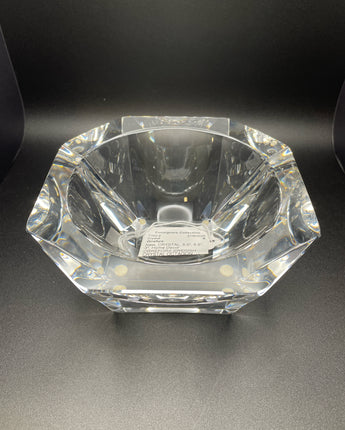 ORREFORS SWEDISH CRYSTAL OCTAGON SHAPE SMOOTH SIDES