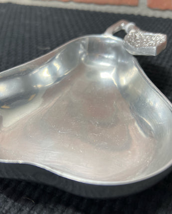 PIER ONE IMPORTS PEWTER PEAR DISH