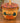 LONGABERGER PUMPKIN BASKET, FABRIC LID, CLOTH & PLASTIC LINER