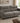 CONTEMPORARY TEXTURED CHARCOAL GRAY FABRIC TUFTED BACK CUSHIONS SOFA