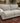 LIGHT GRAY LOVE SEAT,MADE IN USA,HERRING BONE UPHOLSTERY,2 CUSHION, LOOSE BACK C
