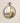 ROUND INDUSTRIAL STYLE GRAY METAL FRAME