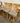 SET OF THREE LT WOOD W/UPHOLSTERED, SWIVEL SEATS