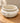 ITALIAN GLAZED WHITE CERAMIC PLANTER 6 1/2" H x 12" W