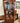 DARK CHERRY WOOD LIGHTED CURIO W/2 GLASS DOORS & 2 BOTTOM DOORS