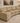 2 PIECE TAN FABRIC ANGLED SOFA
