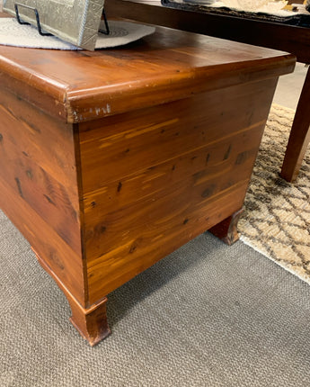 CEDAR CHEST STAINED BROWN