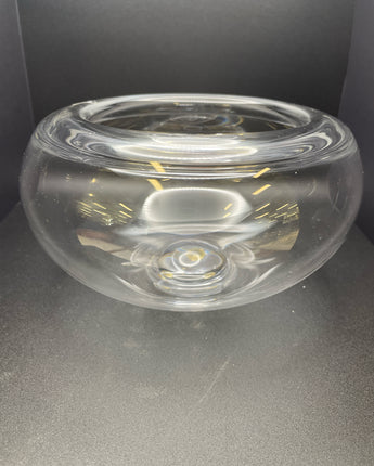 ORREFORS SWEDISH CRYSTAL ROUND SMOOTH FINISH BOWL