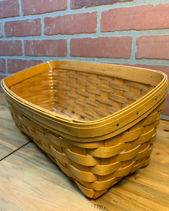 BASKET LARGE HIGH LOW RECTANGLE WITH PLASTIC LINER
