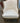 SIDE CHAIR WOOD FRAME CREAM FABRIC