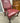 BURGUNDY LEATHER, SOLID MAHOGANY WOOD LEGS & ARMS
