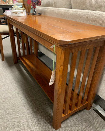 OAK, MISSION STYLE, SOFA TABLE