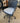 DESK CHAIRWICKER  BLACK WITH CUSHION