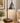 DARK BRONZE METAL FINISH DESK LAMP WITH CURVED ARM AND MARBLE BASE