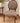 TRADIONAL CARVED ACCENT CHAIR WITH OVAL UPHOLSTERED BACK AND CARVED WOOD FRAME
