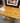 OAK PEDESTAL SIDE TABLE