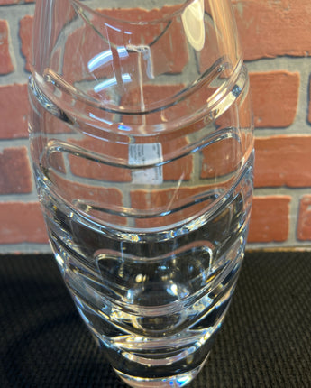 ROSENTHAL of GERMANY, SWIRL CUT GLASS VASE