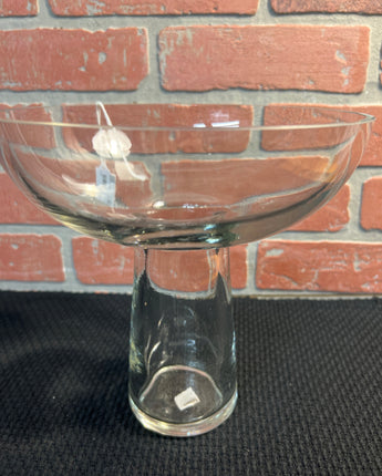 GLASS PEDESTAL/BOWL CANDLE HOLDER